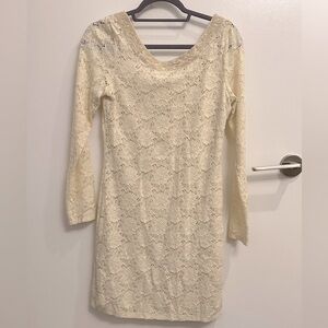 Denim & Supply Ralph Lauren Lace Cream Dress - M